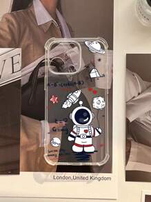Astronaut Pattern Anti-Fall Phone Case,International Version, Not The Domestic Version - Multicolor - View 3