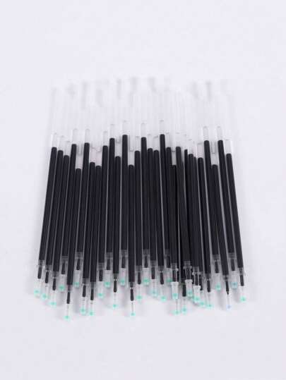 20pcs Solid Color Pen Refill, Simple Multi-purpose Pen Refill For Office, Student