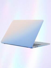 Ombre Laptop Case Compatible With MacBook - Baby Blue - View 1