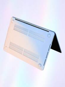 Ombre Laptop Case Compatible With MacBook - Baby Blue - View 2