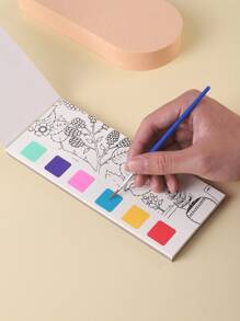 1 Sách Tô Màu Hoa Văn Vườn Sáng Tạo Di Động Sách Tô Màu Dành Cho Học Sinh Mầm Non, Trẻ Em Tranh - Nhiều màu - Xem 6