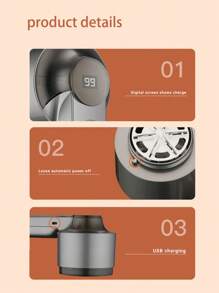 2 En 1 Quitapelusas Eléctrico Para Ropa, Máquina Removedora De Bolitas De Pelusa De Ropa Y Afelpado, Afeitadora De Tela Para Eliminar Bolas De Pelo Y Pelusas - Gris Oscuro - Ver 5