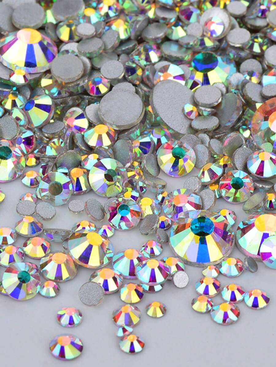 1440pcs Diamond Shaped Sewing Decoration, Modern Glass DIY Sewing Decoration - Multicolor - View 1