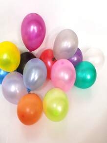 24顆素色氣球12英寸彩色裝飾氣球派對用 - 彩色 - 查看 4