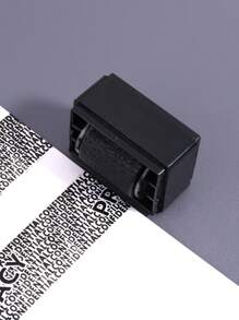 1pc Blue Confidential Seal,cute And Portable Privacy Stamp For Daily Use At Work, School To Keep Documents Private - Blue - View 11