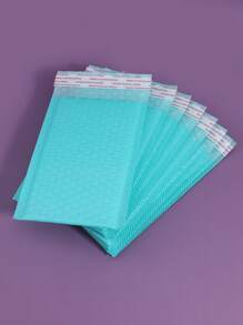 10 piezas Bolsa de burbujas unicolor, bolsa de embalaje multiusos simple para el hogar, la oficina, la escuela - Azul - Ver 3