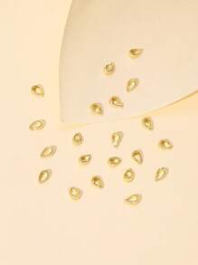 21 cái/bộ Mặt dây chuyền DIY hình giọt nước - Vàng - Xem 1