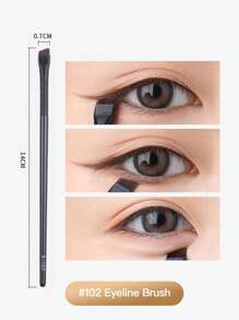 1pc Eyeliner Brush For Women Make Up Use - Black - View 2