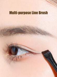 1pc Eyeliner Brush For Women Make Up Use - Black - View 4