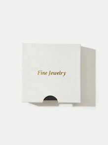 Moissanite Solitaire Nhẫn Nữ Trang Sức Nhẫn Nam - Hoa hồng vàng - Xem 4