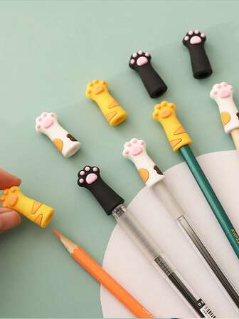 3入組爪子設計筆帽子