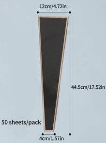 50 túi hoa, túi quà, túi gói quà cho nhiều lễ hội khác nhau, tiệc tốt nghiệp, trở lại trường, ngày lễ tình nhân - màu đen - Xem 3