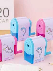 1pc Cartoon Graphic Random Pencil Sharpener - Multicolor - View 2