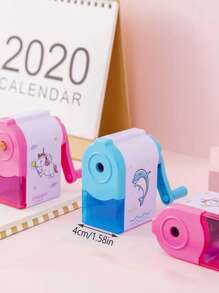 1pc Cartoon Graphic Random Pencil Sharpener - Multicolor - View 3