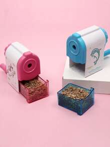1pc Cartoon Graphic Random Pencil Sharpener - Multicolor - View 5