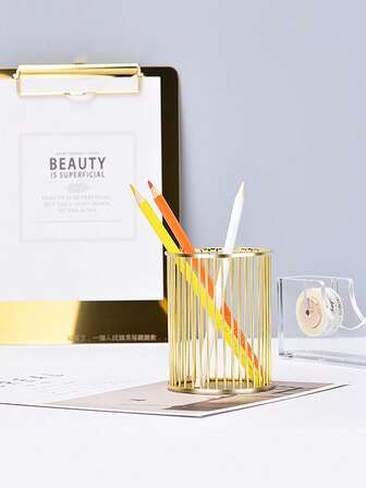 1pc Metal Pen Holder