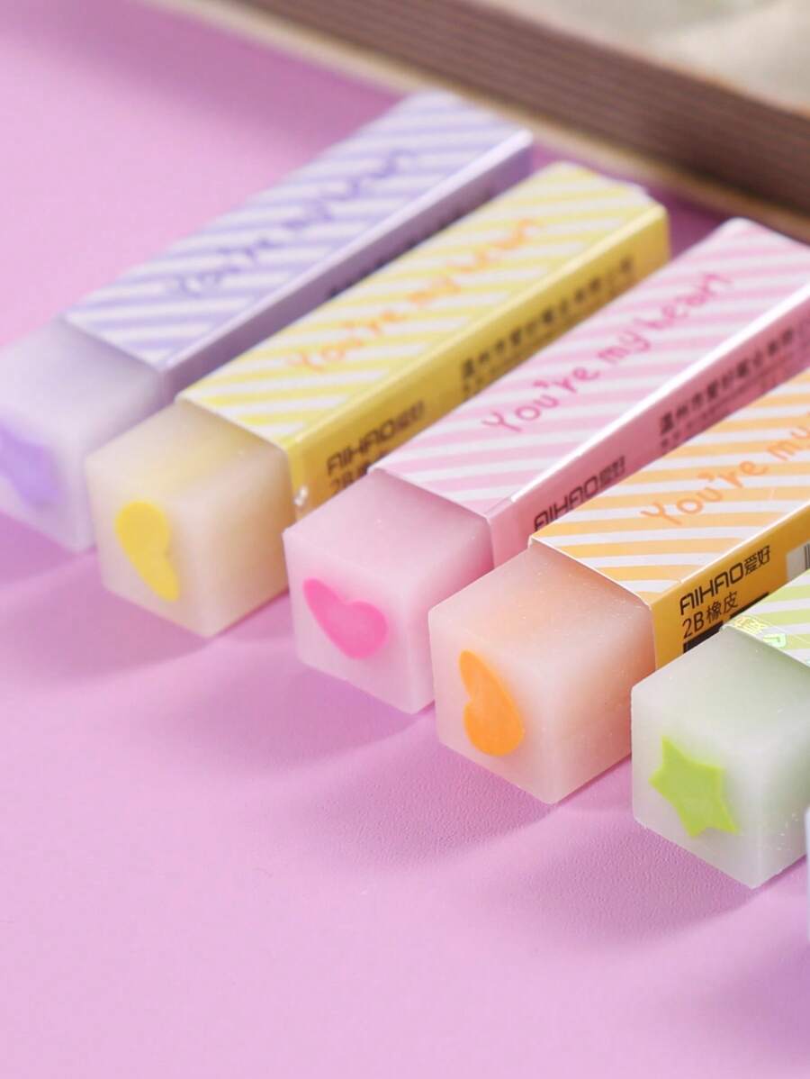 1入組隨機圖案橡皮 - 彩色 - 查看 1