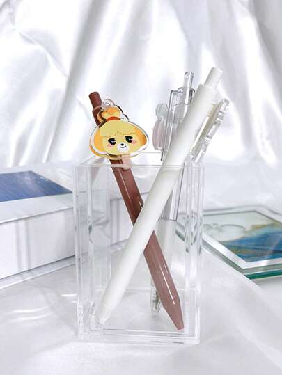 1pc Clear Pen Holder