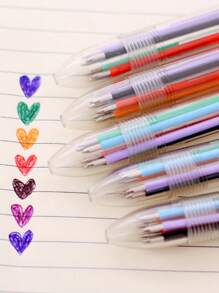 1pc Mixed Color Ballpoint Pen - Multicolor - View 2