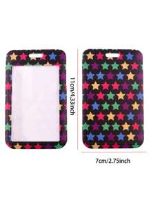 1pc Star Print Lanyard - Multicolor - View 6