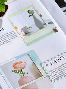 15pcs Random Pattern Frame Sticker - Multicolor - View 5