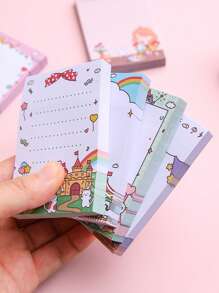 1入組卡通圖案隨機便利貼