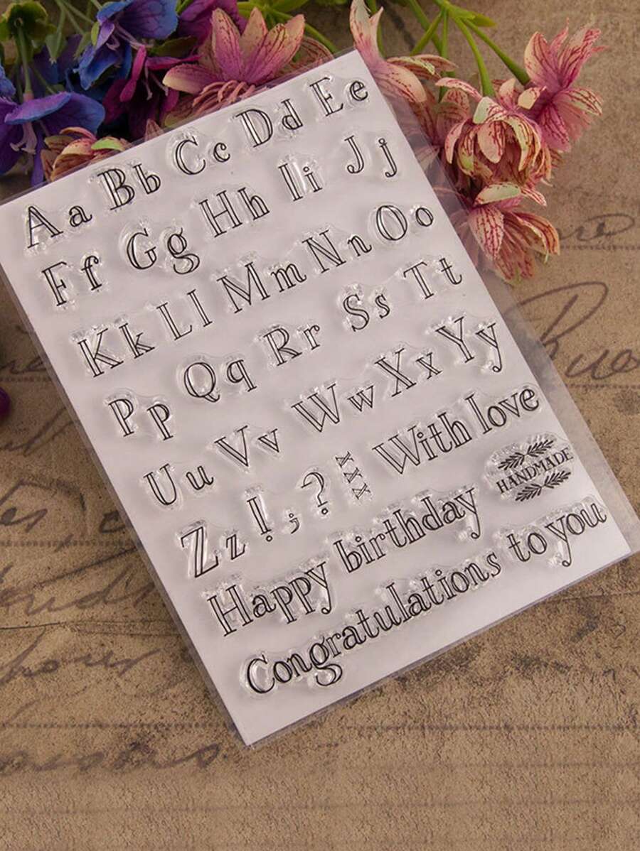 1入組字母圖案印章