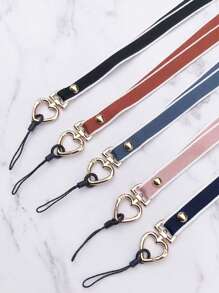 1pc Heart Buckle Lanyard - Multicolor - View 5