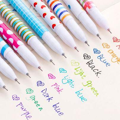 10入組隨機圖案中性筆