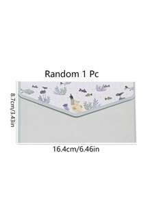 9入組植物樣式隨機信封和信紙套裝 - 彩色 - 查看 7