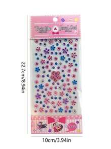 1pc Random Color Crystal Sticker - Multicolor - View 6