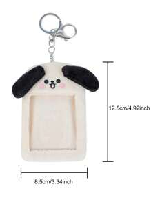 1pc Cartoon Design Office Card Cover - Multicolor - View 5