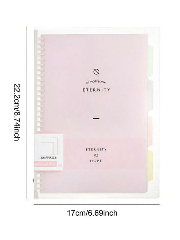 1pc Random Color Looseleaf Notebook SHEIN UK