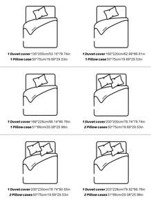 字母圖案兒童羽絨被套不附帶內芯