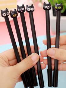 4 cái thiết kế mèo bút bi ngẫu nhiên - Nhiều màu - Xem 5