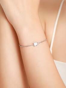 Chuỗi vòng tay tinh mỹ - Bạc - Xem 2