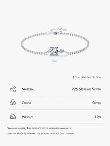 Chuỗi vòng tay tinh mỹ - Bạc - Xem 3