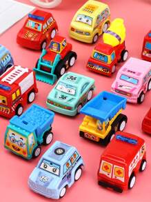 4pcs Cartoon Car Design Random Cat Teaser Toy For Cat For Interaction - Multicolor - View 1