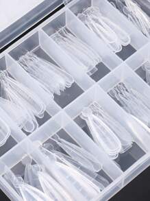 FULL BEAUTY 120 件指甲延长模具、美甲用品、美甲工具、美甲工具、返校、指甲、按压指甲的美甲工具 - 無色 - 查看 5