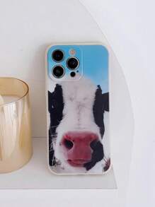 奶牛圖案手機外殼 - 彩色 - 查看 1