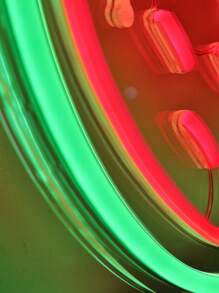 1入組西瓜形霓虹燈創意PS水果設計家居裝飾LED霓虹燈 - 彩色 - 查看 9