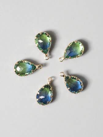 5pcs/set Water-drop DIY Pendant