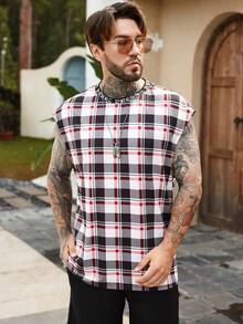 Manfinity Homme Men Plaid Print Tank Top - Multicolor - View 4