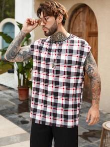 Manfinity Homme Men Plaid Print Tank Top - Multicolor - View 6