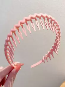 9pcs Solid Wave-Shape Hair Claw Casual - Multicolor - View 6