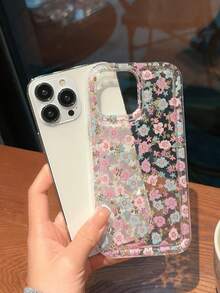 花卉花紋防摔手機殼 - 彩色 - 查看 2