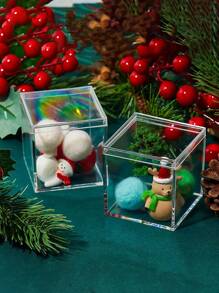 8入組透明收納盒 - 無色 - 查看 5