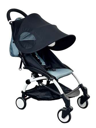 1 buc. Umbrelă de soare pentru cărucior la modă pentru protecție solară în două tonuri