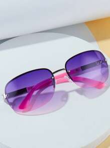 1對女士半框波西米亞太陽眼鏡適用於戶外 - 彩色 - 查看 3