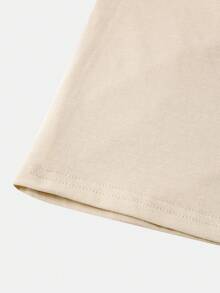 Manfinity Chillmode Men Tropical & Letter Graphic Tee - Khaki - View 5